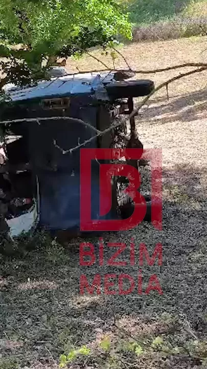 Qəza baş verən yerdən görüntülər