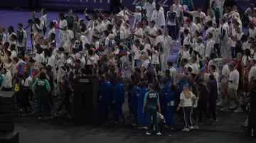 Azərbaycan Paris-2024-də bağlanış mərasimində paraddan keçib