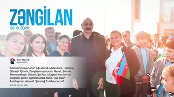 Prezident İlham Əliyev Zəngilanın işğaldan azad edilməsinin dördüncü ildönümü ilə bağlı paylaşım edib