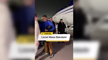 Əfsanəvi argentinalı futbolçu Lionel Messi və onun komanda yoldaşları Bakıya gəliblər