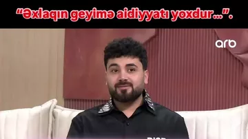 "Dənizə də uzunqol paltarda gedirəm, geyim əxlaq ölçüsüdür"