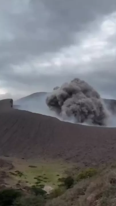 Новое извержение началось на вулкане Телика в Никарагуа