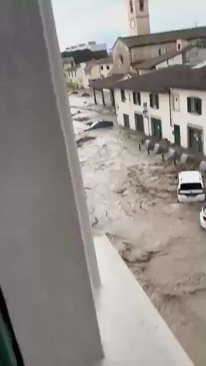 Сильные дожди и наводнения в Италии 2