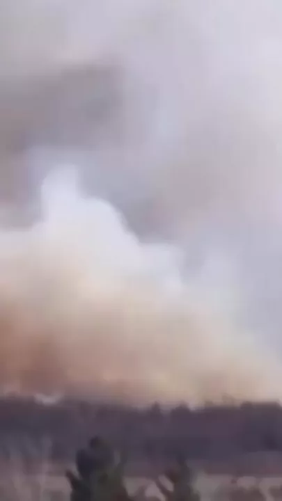 Пожар в селах