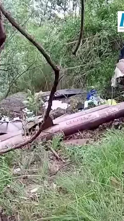 В индийском округе Уттаркаши разбился вертолет 2