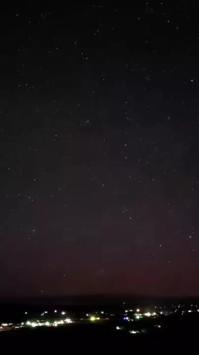 Необычный след засняли в небе над США