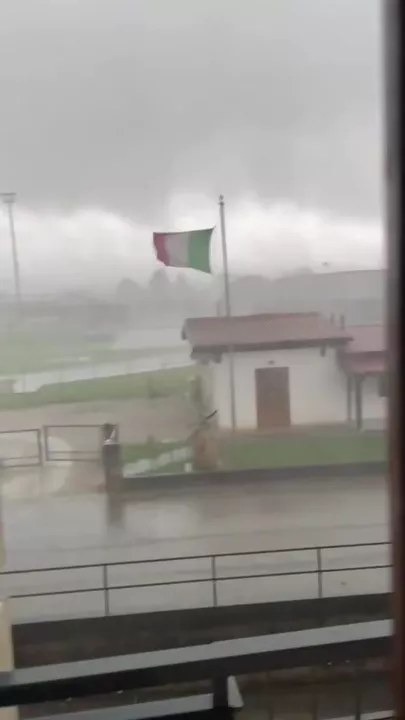 Сильный шторм в Италии