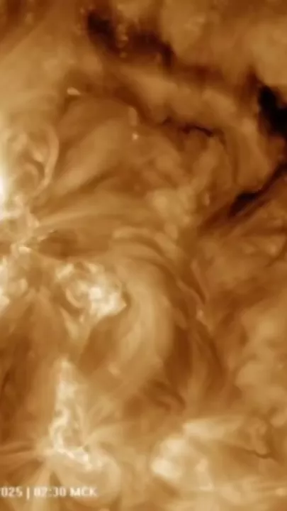 Серия вспышек на Солнце с корональным выбросом массы в сторону Земли