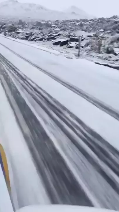 В Южной Африке выпал снег