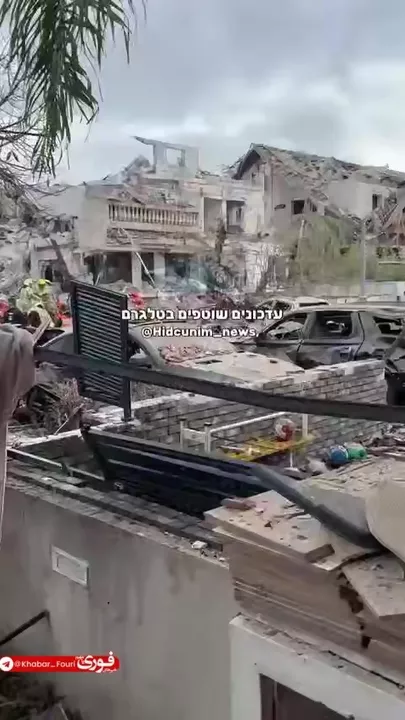 Очередная волна ракет Ирана накрыла Израиль-4