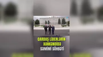 Azərbaycan, Türkiyə və Pakistan liderlərinin səmimi söhbəti