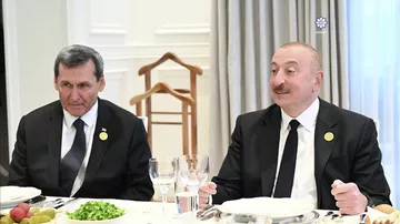 Şuşada Prezident İlham Əliyevin adından İqtisadi Əməkdaşlıq Təşkilatının 17-ci Zirvə görüşünün iştirakçılarının şərəfinə rəsmi nahar verilib