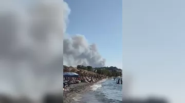 Греция во власти масштабных пожаров