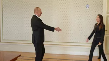 Azərbaycan Prezidenti İlham Əliyev Gürcüstanın iqtisadiyyat və davamlı inkişaf nazirini qəbul edib