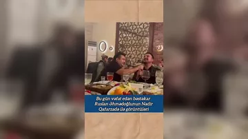 Türkiyədə vəfat edən bəstəkar Ruslan Əhmədoğlunun Nadir Qafarzadə ilə görüntüləri..