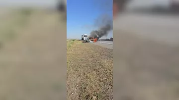 В Гаджигабуле сгорел автомобиль