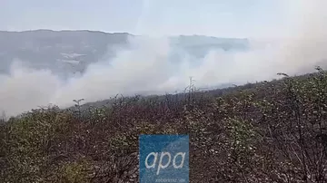 Cəlilabadda açıq ərazidə yanğın başlayıb