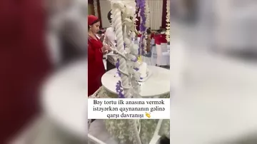Nişanda qayınananın gəlinə hərəkəti GÜNDƏM OLDU
