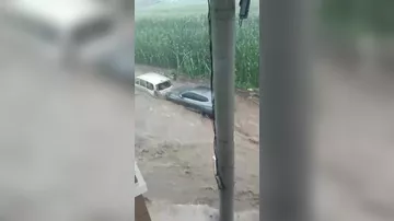 Сильное наводнение обрушилось на Китай - 2