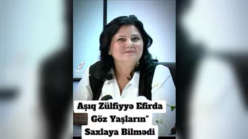 Aşıq Zülfiyyə ərinə görə efirdə göz yaşı tökdü