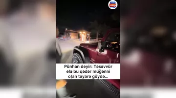 Şəbnəm Tovuzlu bahalı maşınında GÖRÜNTÜLƏNDİ