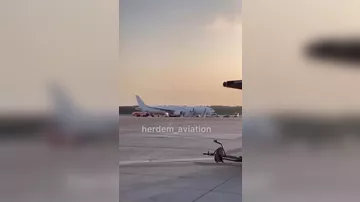 Самолет Turkish Airlines экстренно эвакуирован после посадки
