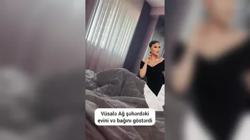 Vüsalə Əlizadə "Ağ şəhər"də dəbdəbəli evini və bağını GÖSTƏRDİ 1