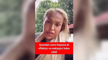 Rəqsanə makiyajsız halını paylaşdı