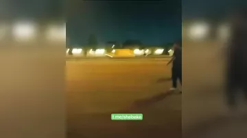 Buzovnada əli bıçaqlı şəxs təhlükəli davranışı ilə diqqət çəkib