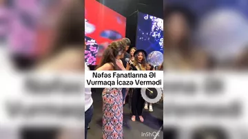 Azərbaycanlı müğənni onu qucaqlamaq istəyən kişiyə elə reaksiya verdi ki...