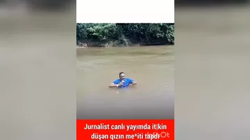 Canlı yayımda itkin düşən qızın meyitini TAPDI