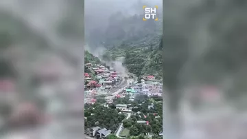 Мощное наводнение в Индии затопило всю деревню