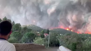 Массовая эвакуация во Франции