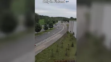Полицейская погоня в Финляндии