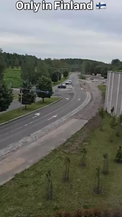 Полицейская погоня в Финляндии