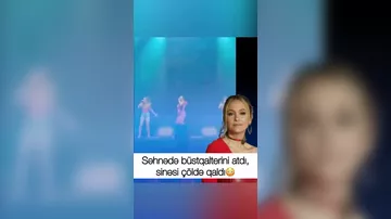 Müğənnidən səhnədə BİABIRÇI HƏRƏKƏT: alt paltarını izləyicilərə atdı