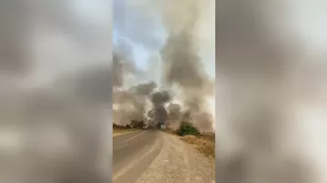 Ağdərədə yanğın: əraziyə helikopterlər cəlb edildi - 2