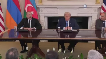 Azərbaycanın və ABŞ-ın prezidentləri, Ermənistanın Baş naziri Ağ Evdə mətbuata bəyanatla çıxış ediblər