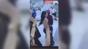 Toyda qızının rəqsi hicablı ananı özündən belə çıxardı