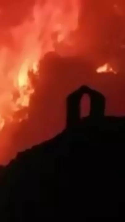 Лесные пожары в Черногории достигли побережья