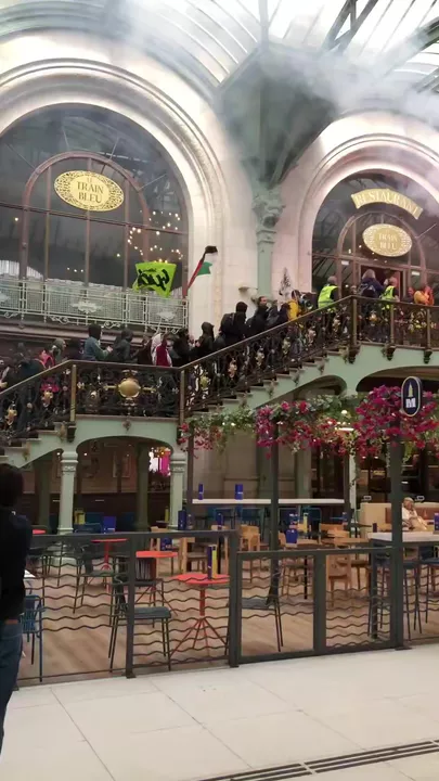 Протестующие захватили Лионский вокзал в Париже