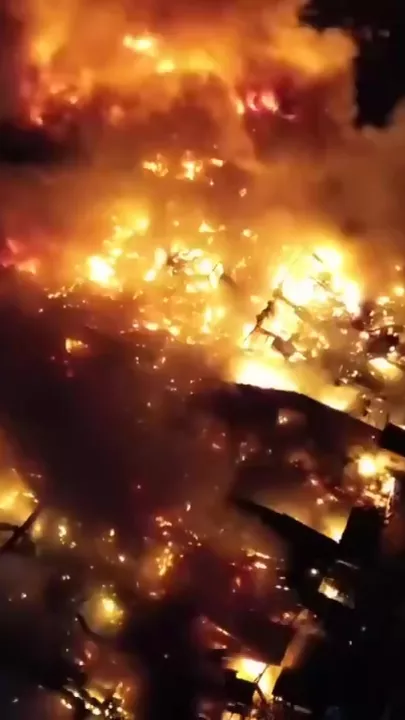 Самый масштабный пожар в современной истории Филиппин