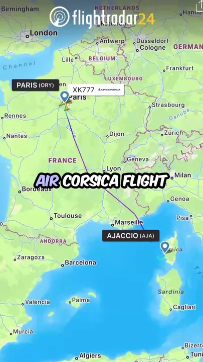 Самолет долго не мог приземлиться из-за спящего диспетчера на Корсике