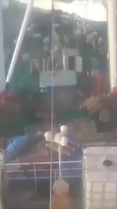 Корабль протаранил траулер у берегов Мавритании