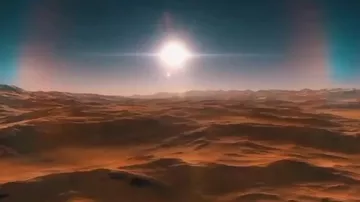 Закат на Марсе