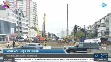 Bakıda tikilən yeni yol belə olacaq