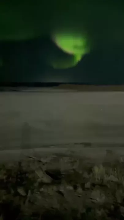 Северное сияние в Подмосковье