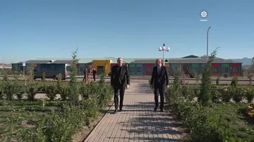 Prezident İlham Əliyev Zəngilanın Məmmədbəyli və Ağalı kəndlərinin sakinlərinə mənzillərin açarlarını təqdim edib