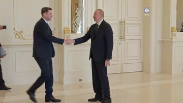 Prezident İlham Əliyev Rumıniya Parlamenti Senatının sədrini qəbul edib