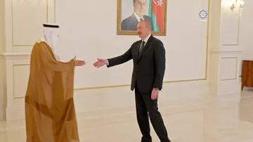 Prezident İlham Əliyev Birləşmiş Ərəb Əmirlikləri Federal Milli Şurasının sədrini qəbul edib